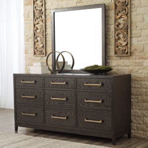 Burkhaus - Brown - Dresser, Mirror