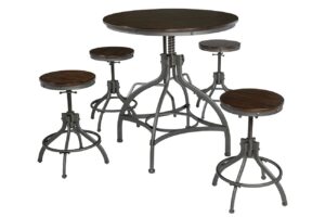 Odium - Brown - Drm Counter Table Set (Set of 5)