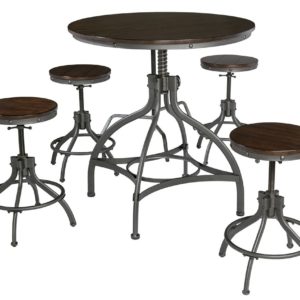 Odium - Brown - Drm Counter Table Set (Set of 5)