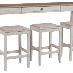 Skempton - White - Rect Drm Counter Tbl Set(Set of 4)