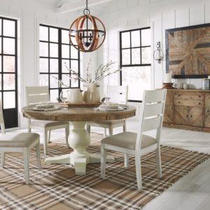 Grindleburg - Light Brown - 6 Pc. - Dining Room Table, 4 Side Chairs