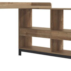 Gerdanet - Light Brown / Black - L-desk