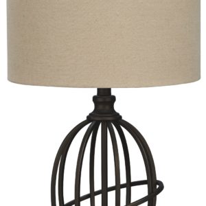 Manasa - Dark Brown - Metal Table Lamp