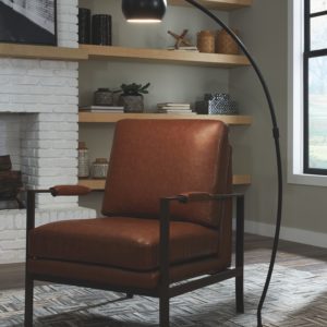 Marinel - Black - Metal Floor Lamp