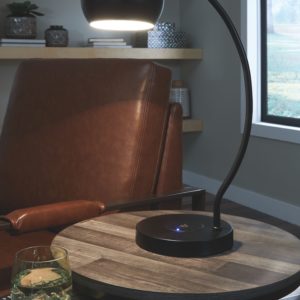 Marinel - Black - Metal Desk Lamp