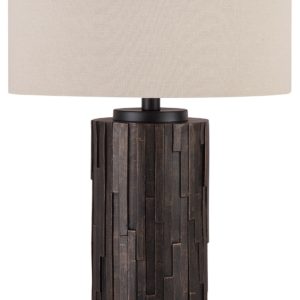 Makya - Black - Poly Table Lamp (Set of 2)