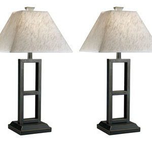 Deidra - Black - Metal Table Lamp (Set of 2)