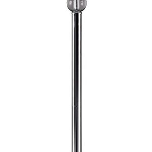 Joaquin - Clear / Chrome Finish - Crystal Floor Lamp