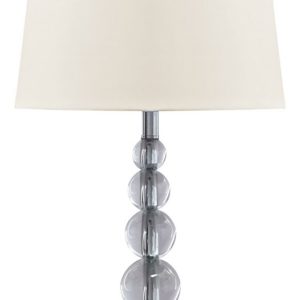 Joaquin - Clear / Silver Finish - Crystal Table Lamp (Set of 2)