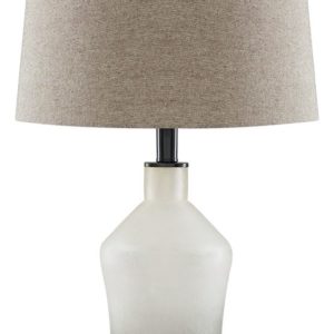Nollie - Gray - Glass Table Lamp (Set of 2)