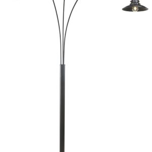 Sheriel - Black - Metal Arc Lamp