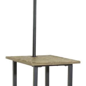 Shianne - Black - Metal Tray Lamp
