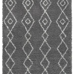 Maysel - Charcoal / White - Medium Rug