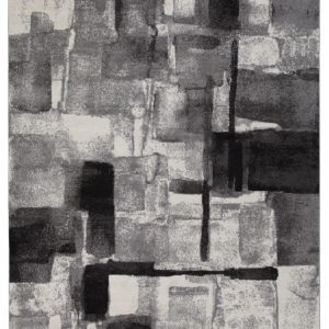 Brycebourne - Black / Cream / Gray - Large Rug