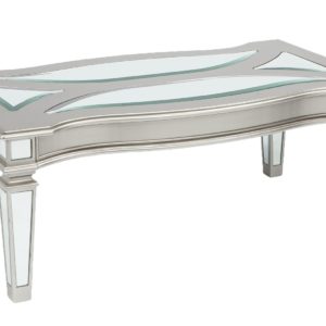 Tessani - Silver - 3 Pc. - Coffee Table, 2 End Tables