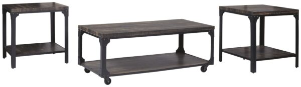 Jandoree - Brown / Black - Occasional Table Set (Set of 3)