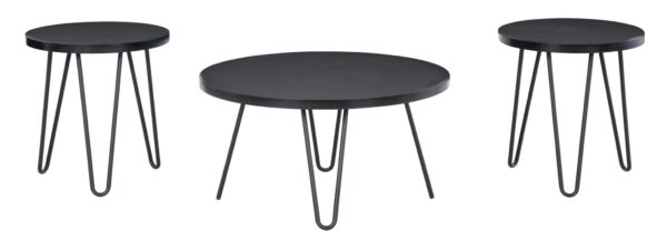 Blitzyn - Black - Occasional Table Set (Set of 3)