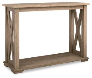 Elmferd - Light Brown - Sofa Table