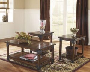 Murphy - Medium Brown - Occasional Table Set (Set of 3)