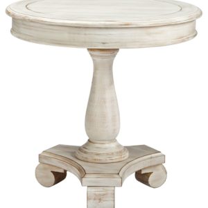 Mirimyn - White - Round Accent Table