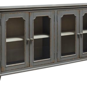 Mirimyn - Antique Gray - Accent Cabinet - French Style