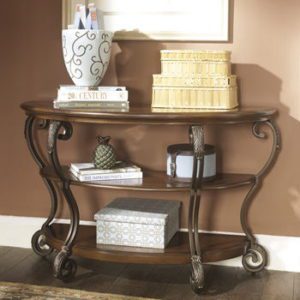 Nestor - Medium Brown - Sofa Table