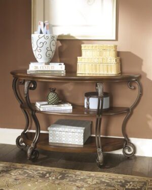 Nestor - Medium Brown - Sofa Table