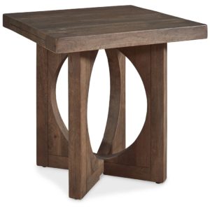 Abbianna - Medium Brown - Square End Table
