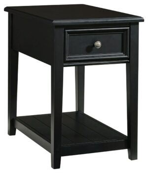 Beckincreek - Black - Rectangular End Table