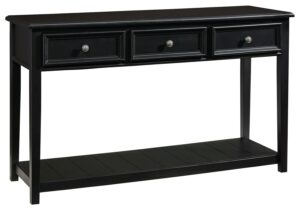 Beckincreek - Black - Sofa Table