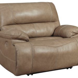 Ricmen - Putty - Wide Seat Power Recliner
