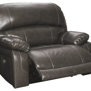 Hallstrung - Gray - Pwr Recliner/Adj Headrest