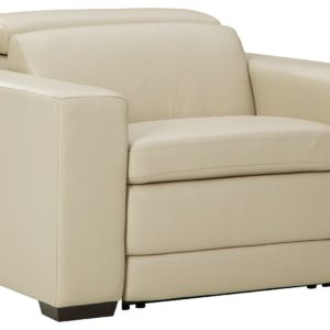 Texline - Sand - Pwr Recliner/Adj Headrest