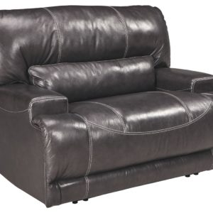Mccaskill - Gray - Oversized Power Recliner