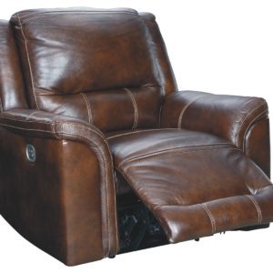 Catanzaro - Mahogany - Pwr Recliner/Adj Headrest