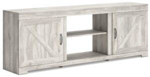 Bellaby - Whitewash - 72" TV Stand W/Fireplace Option