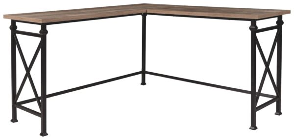 Jaeparli - Grayish Brown / Black - L-desk