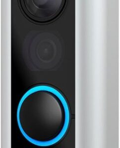 Ring - Peephole Cam Video Doorbell - Battery - Satin Nickel