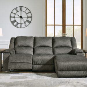 Benlocke - Flannel - Right Arm Facing Corner Chaise 3 Pc Sectional