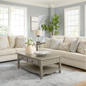 Rilynn - Linen - 2 Pc. - Sofa, Loveseat