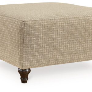 Valerani - Sandstone - Oversized Accent Ottoman