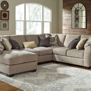 Pantomine - Driftwood - Left Arm Facing Chaise With Armless Loveseat 4 Pc Sectional