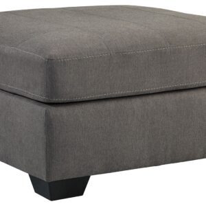 Maier - Charcoal - Oversized Accent Ottoman