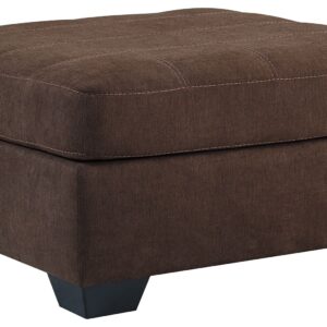 Maier - Walnut - Oversized Accent Ottoman