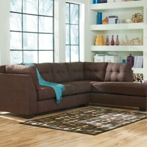 Maier - Walnut - Right Arm Facing Corner Chaise 2 Pc Sectional