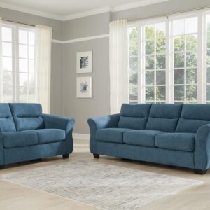 Miravel - Indigo - 2 Pc. - Sofa, Loveseat