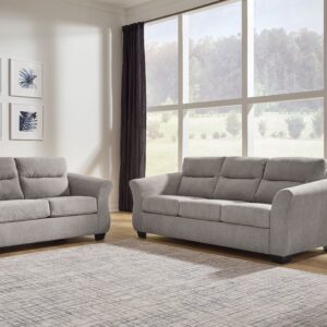 Miravel - Slate - 2 Pc. - Sofa, Loveseat