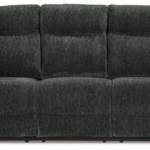 Martinglenn - Ebony - Reclining Sofa W/Drop Down Table