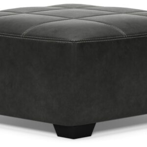 Bilgray - Pewter - Oversized Accent Ottoman