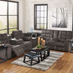 Acieona - Slate - Reclining Sofa 3 Pc Sectional